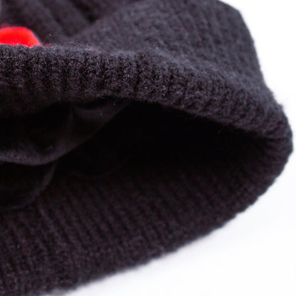 Little My Winter Beanie Kids - Black And Red